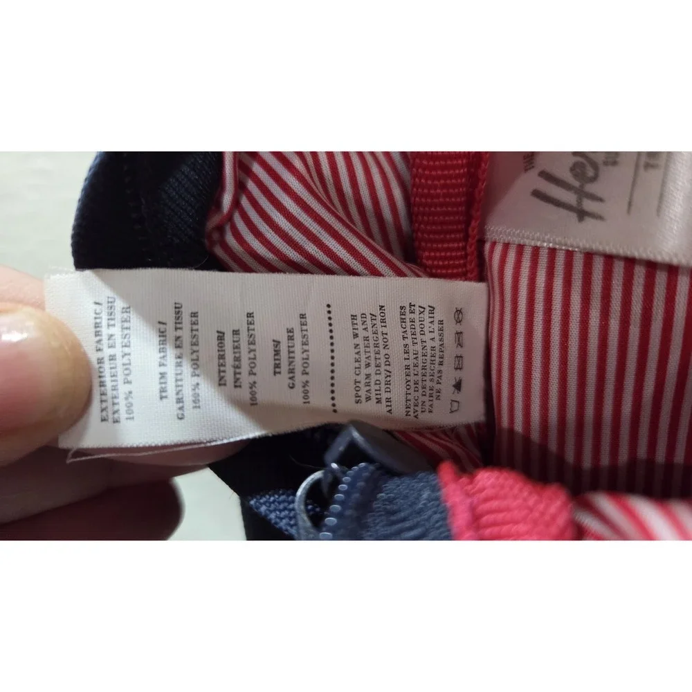 Herschel Supply Co Backpack Navy Red Diagonal Stripe Classic‎ School Laptop Bag